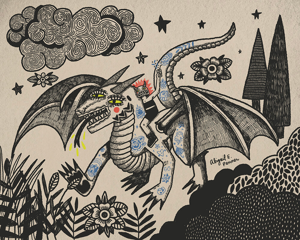 Joyful Dragon by Abigail E.P.