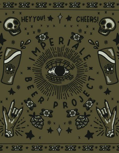 Bandana Design for Imperiale Beer Project