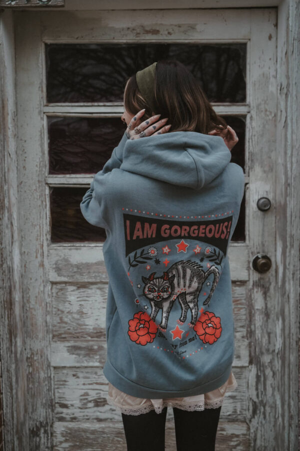 I am Gorgeous Luxe Hoodie - Image 2