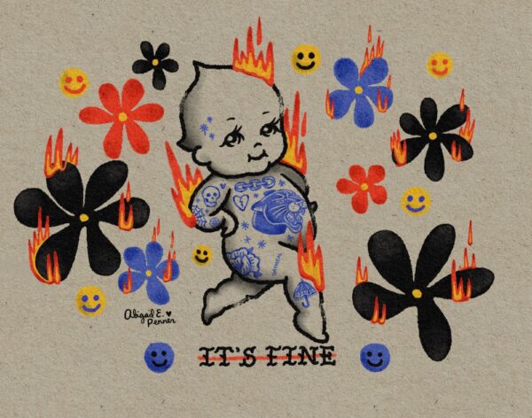 It’s Fine! Kewpie Print