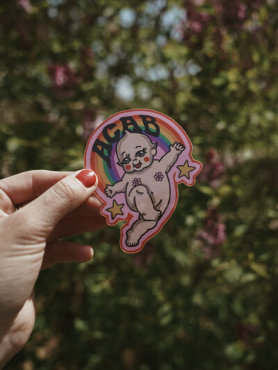All Colors are Beautiful Kewpie Vinyl Sticker