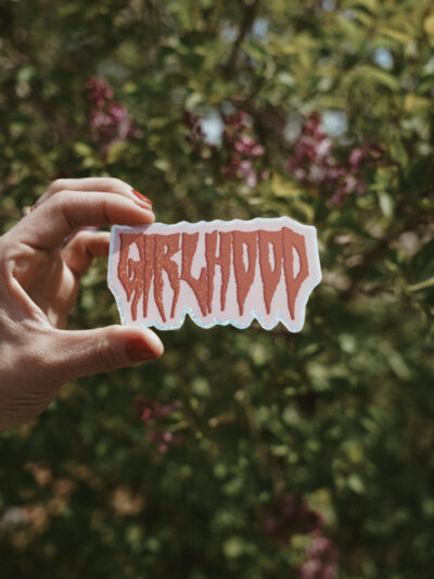 Girlhood Glitter Vinyl Sticker